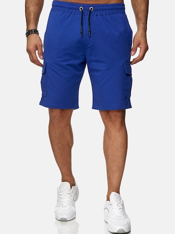 Reslad Hose 'Shorts Cargo Sweathose' in Blau: Vorderseite