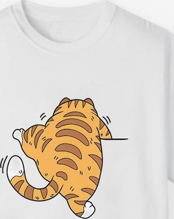 T-shirt oversize GORHEY en blanc : devant