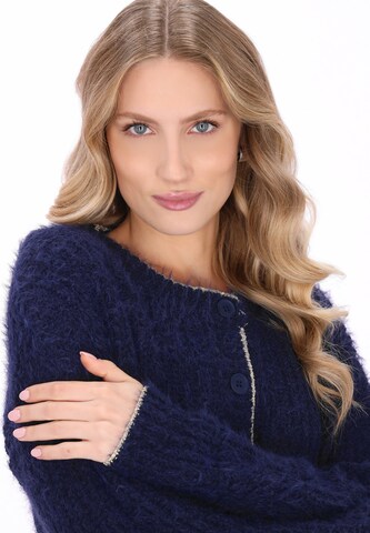 DreiMaster Vintage - Casaco de malha em azul