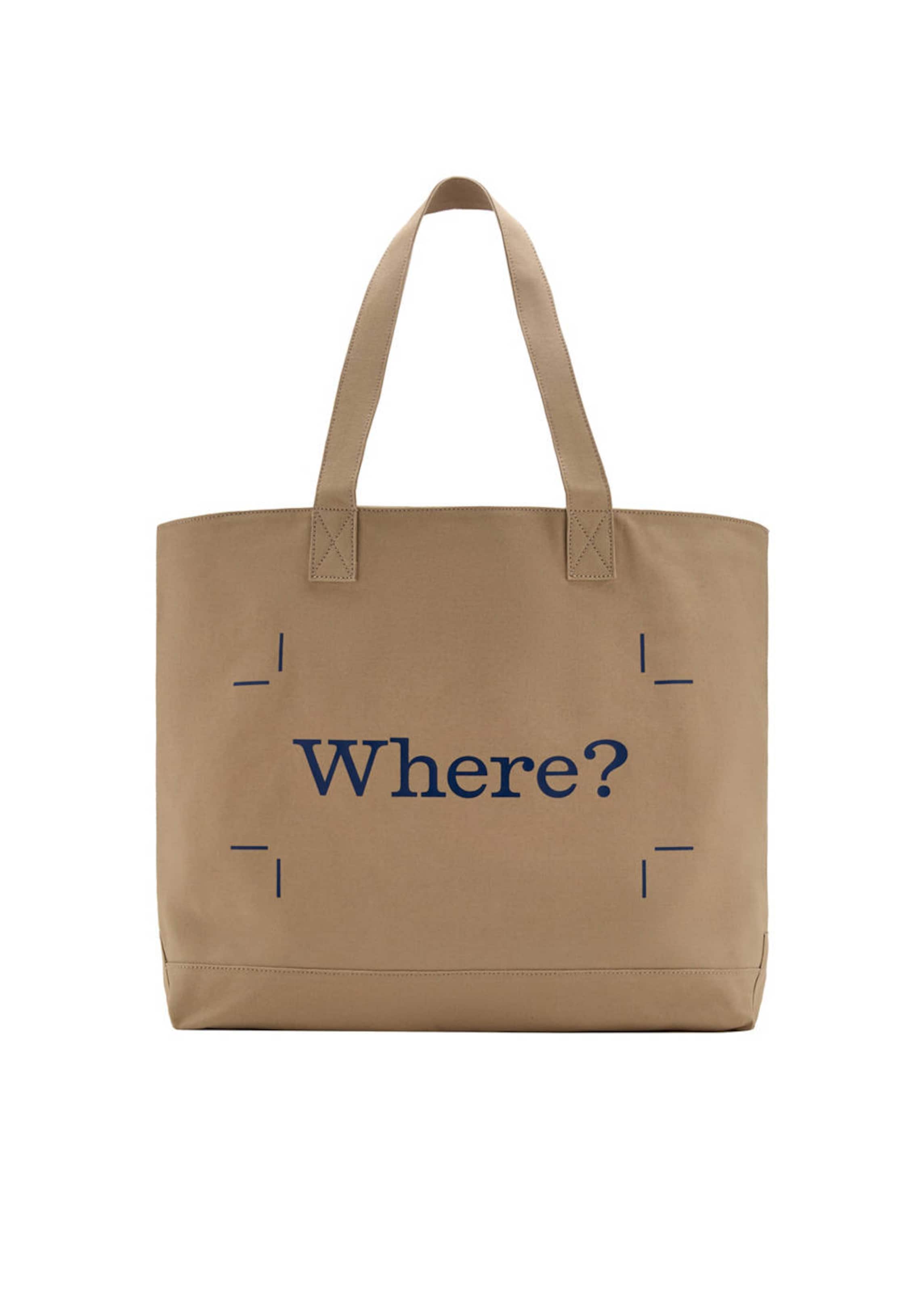 MANGO MAN Tasche in Beige: Vorderseite