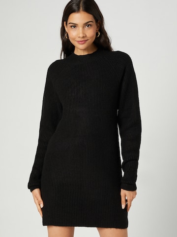 Guido Maria Kretschmer Collection Knitted dress 'Mara' in Black: front
