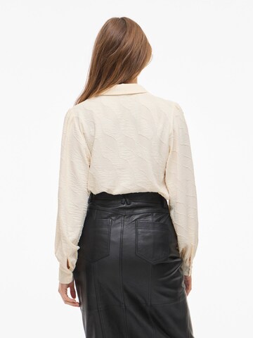 VILA Blouse 'VIJAZZI' in Beige