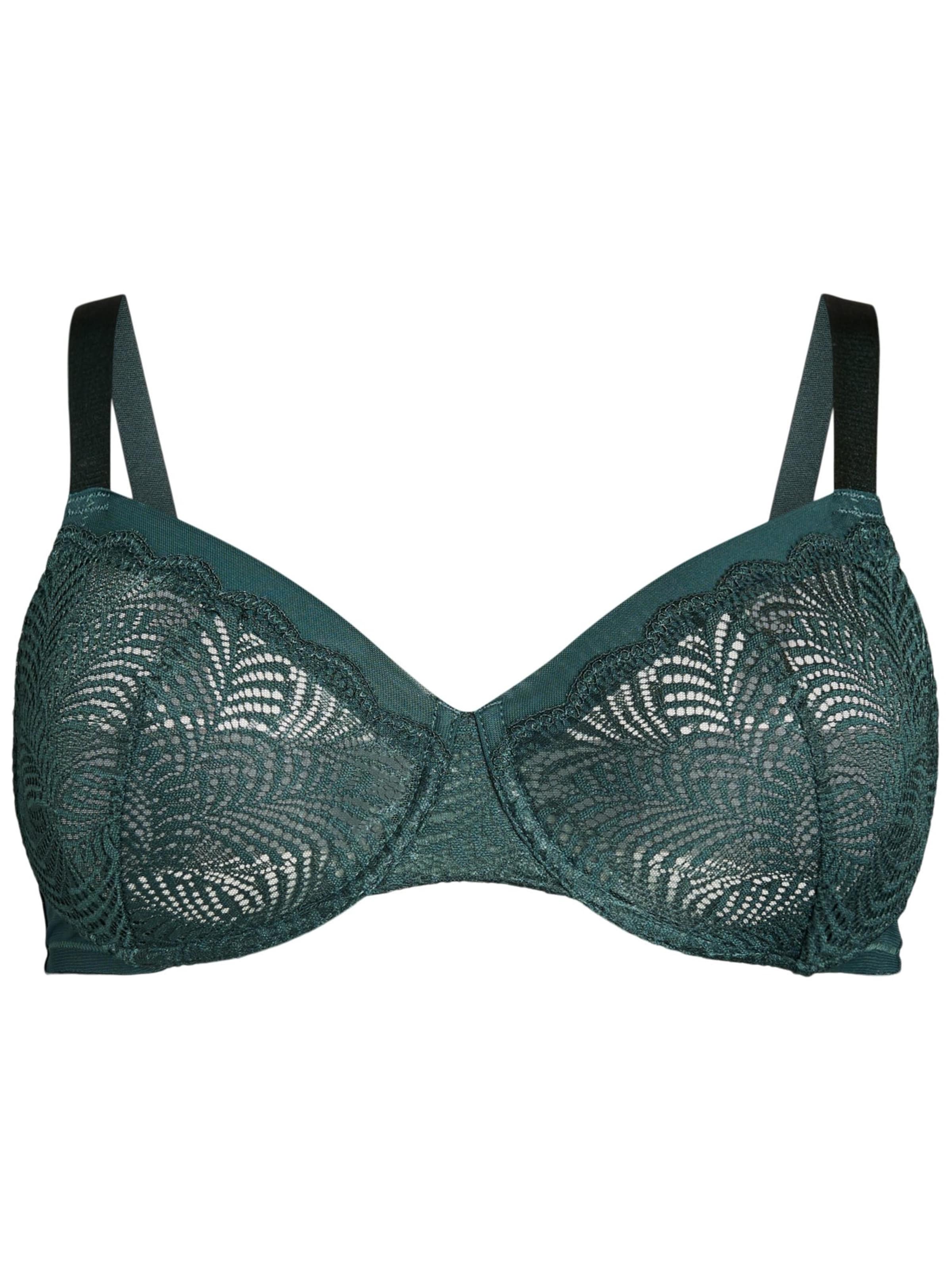 Devoted by Zizzi T-shirt Podprsenka – zelená: přední strana