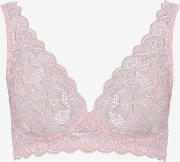 Hanro Bra ' Moments ' in Pink: front