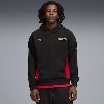 Sweat-shirt 'Scuderia Ferrari' PUMA en noir : devant