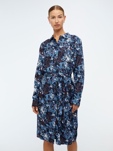 OBJECT Платье-рубашка 'RAWENA' в Синий: спереди
