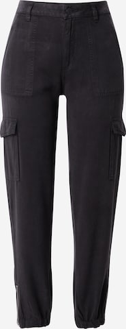 Tapered Pantaloni cargo 'BOWIE' di GUESS in nero: frontale