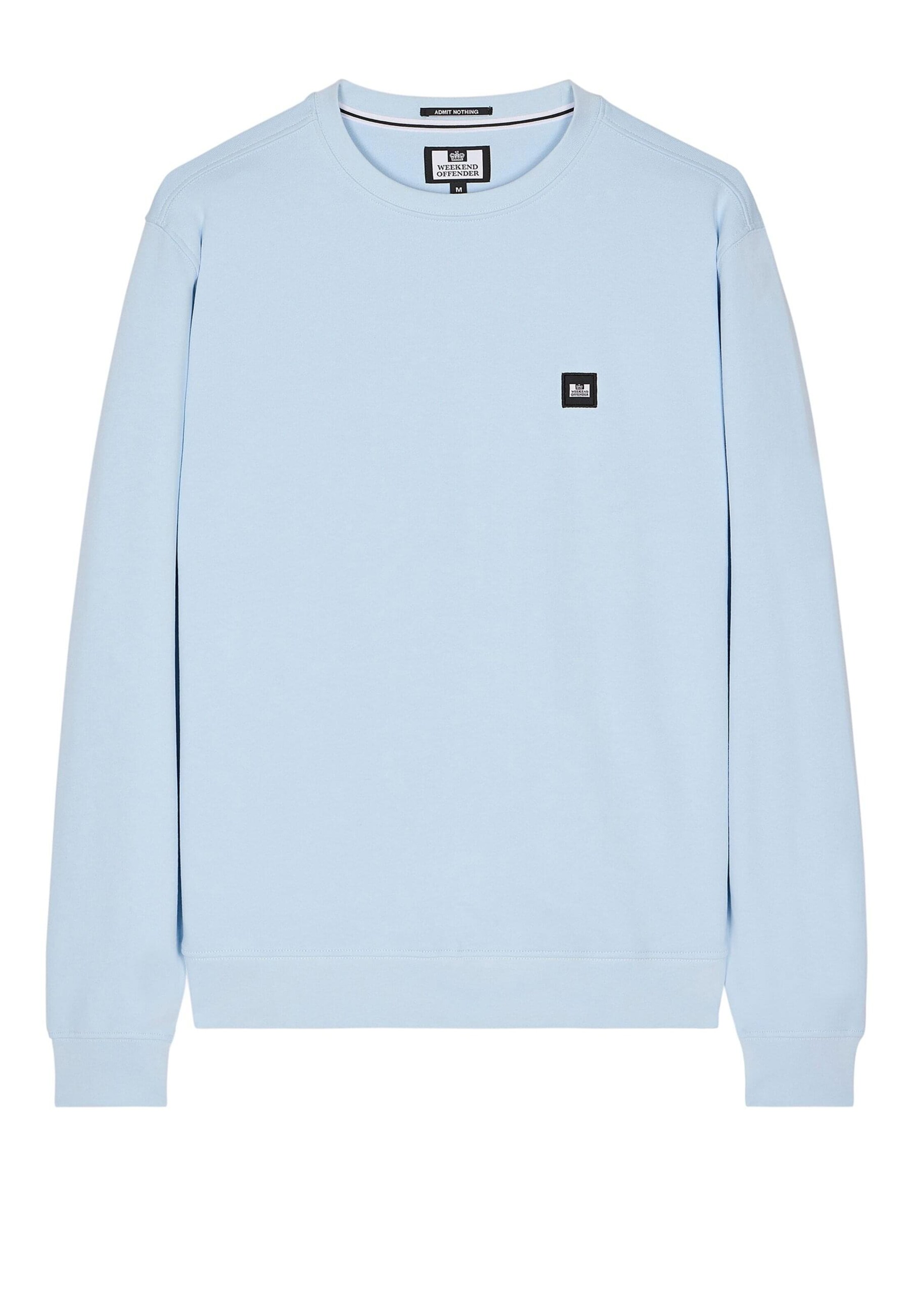 Weekend Offender Sweatshirt 'Ferrer Badge' in Blau: Vorderseite