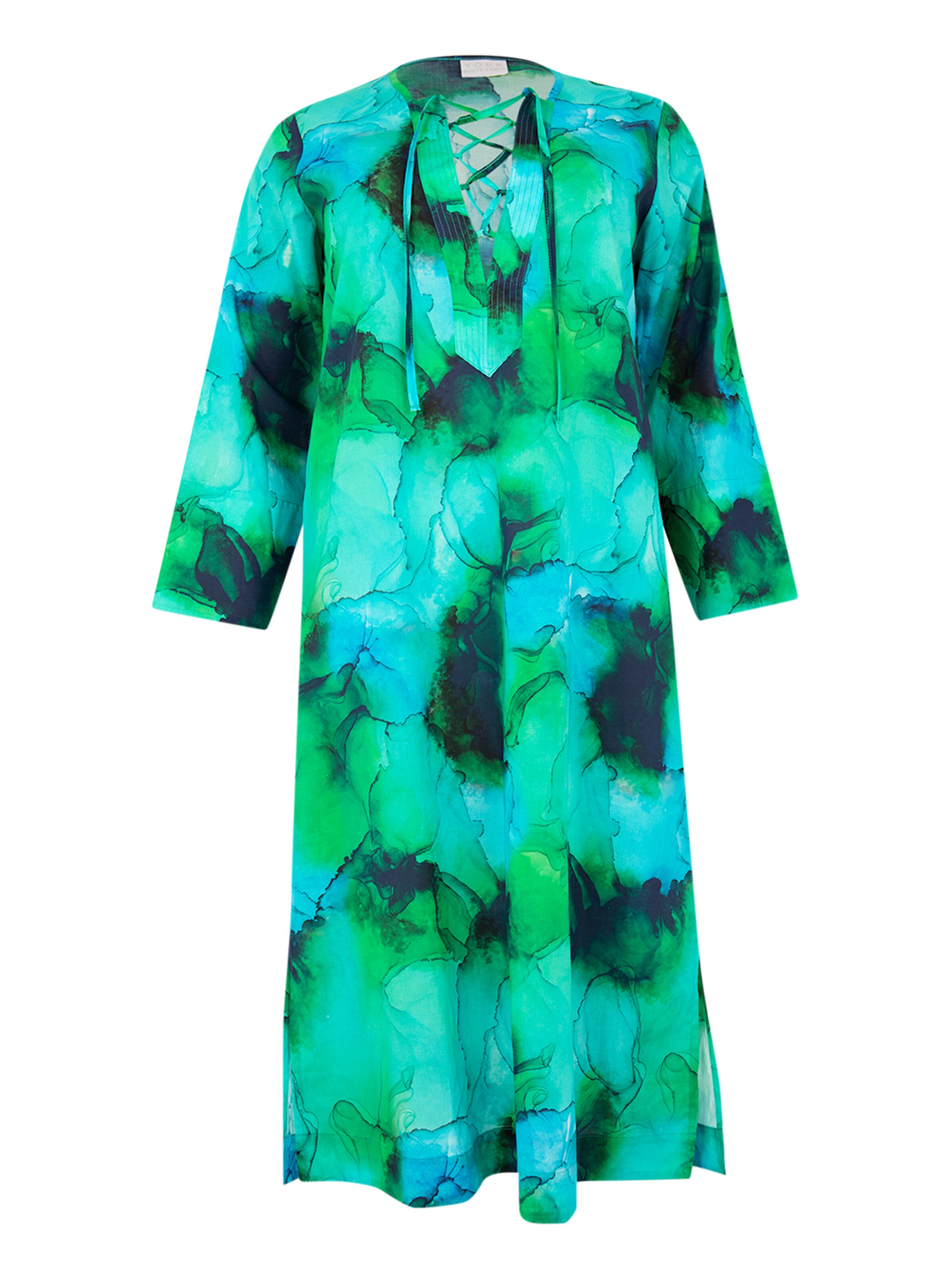 Robe YOEK en vert : devant
