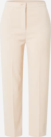 PATRIZIA PEPE Pleated Pants in Beige: front