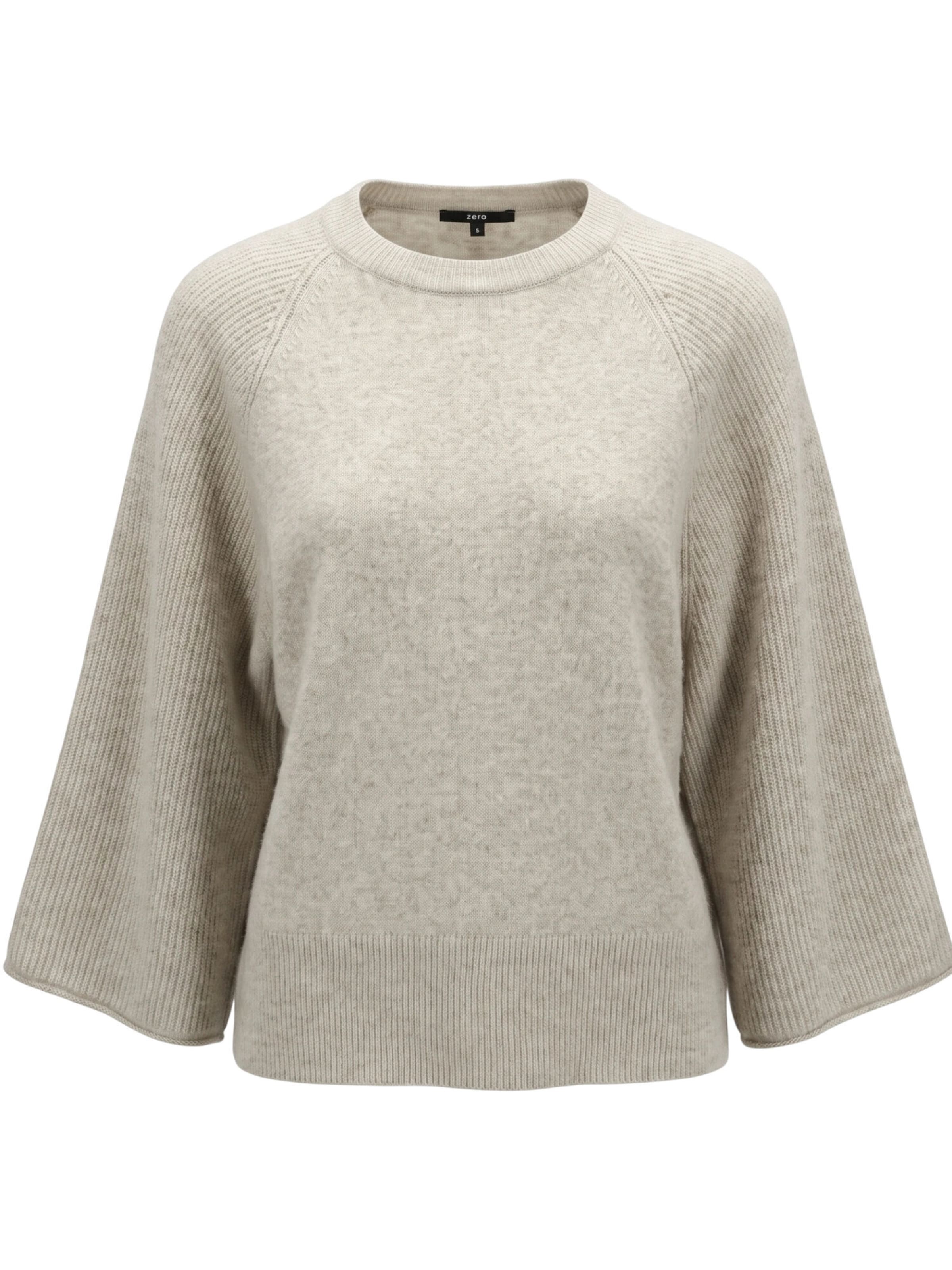 zero Trui in Beige: voorkant