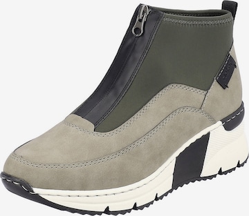 Bottines Rieker en vert : devant