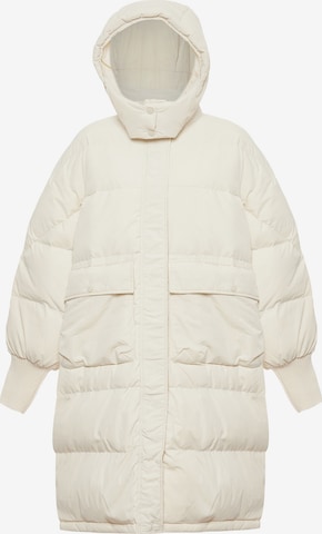 Manteau d’hiver MYMO en blanc : devant