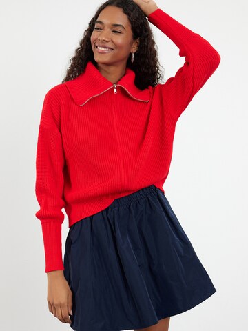 Trendyol Strickjacke in Rot: Vorderseite