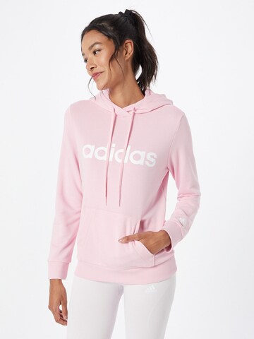 Sweat de sport 'Essentials' ADIDAS SPORTSWEAR en rose : devant