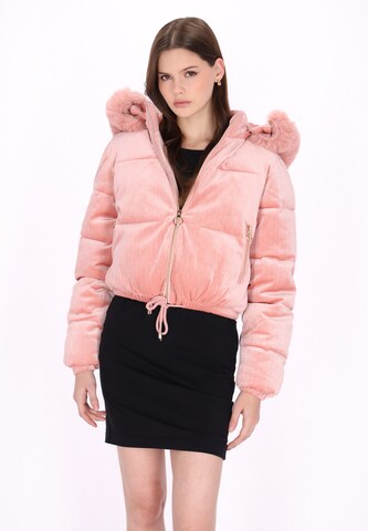 myMo at night - Chaqueta de invierno en rosa: frente