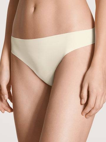 CALIDA Thong in White: front