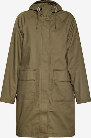 DreiMaster Vintage Between-Seasons Parka in Green: front