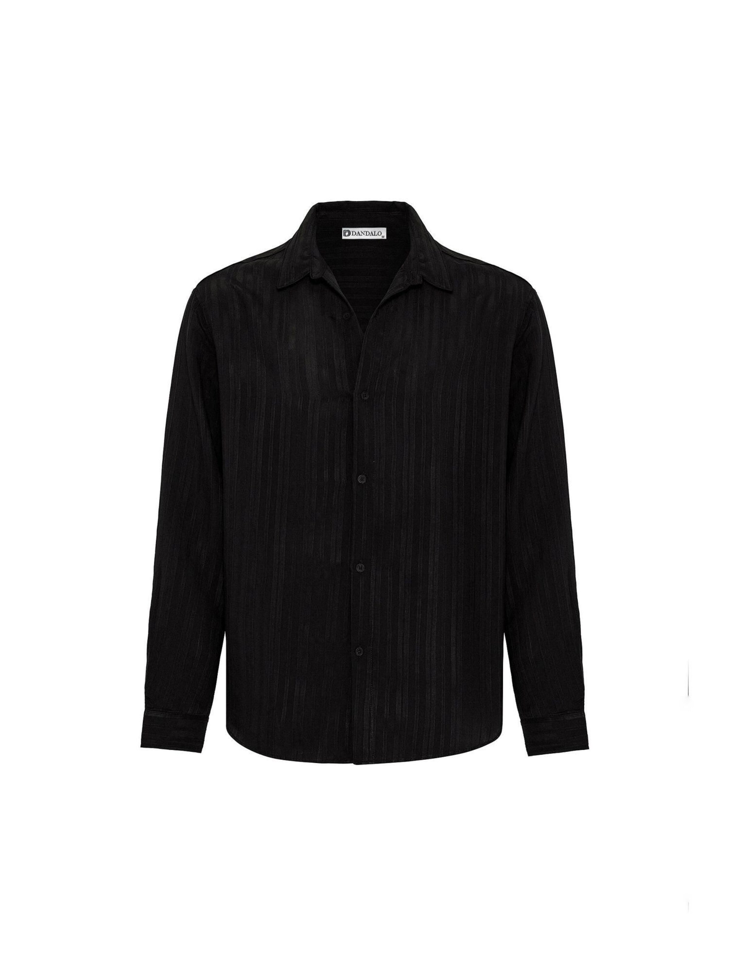 juoda Dandalo Patogus modelis Marškiniai: priekis