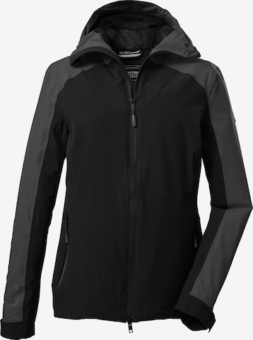 KILLTEC Outdoorjacke 'KOS 30' in Schwarz: Vorderseite