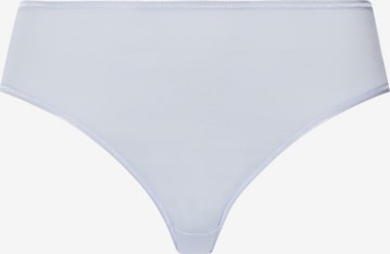 Hanro Slip 'Cotton Seamless' in Blau: Vorderseite