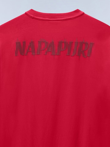 NAPAPIJRI Póló '6C41 - NP MN  S-UMBRA SS' - piros