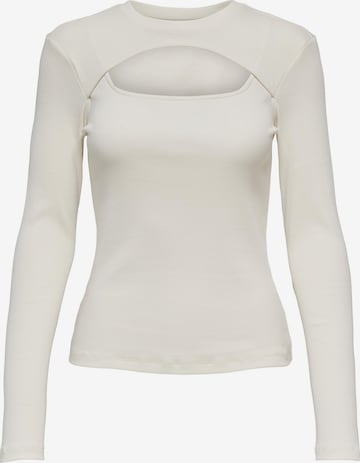 ONLY - Camiseta 'Nessa' en blanco: frente