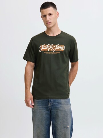JACK & JONES Μπλουζάκι 'JJURBAN' σε πράσινο: μπροστά