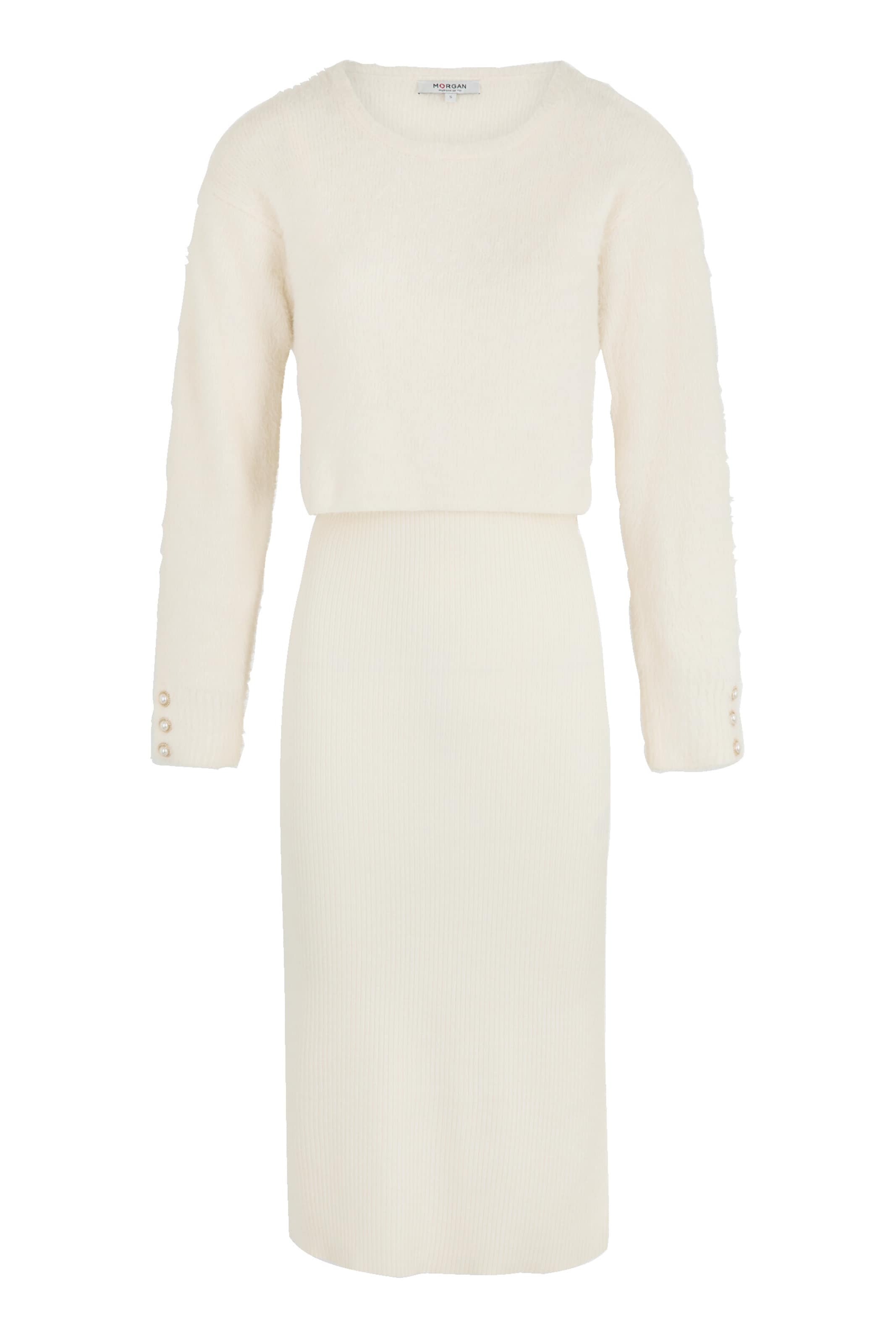 Morgan Knitted dress 'RMONA' in Beige: front
