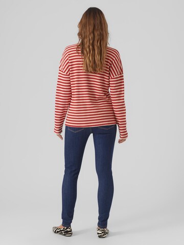 Coupe slim Jeggings 'CILIA' MAMALICIOUS en bleu