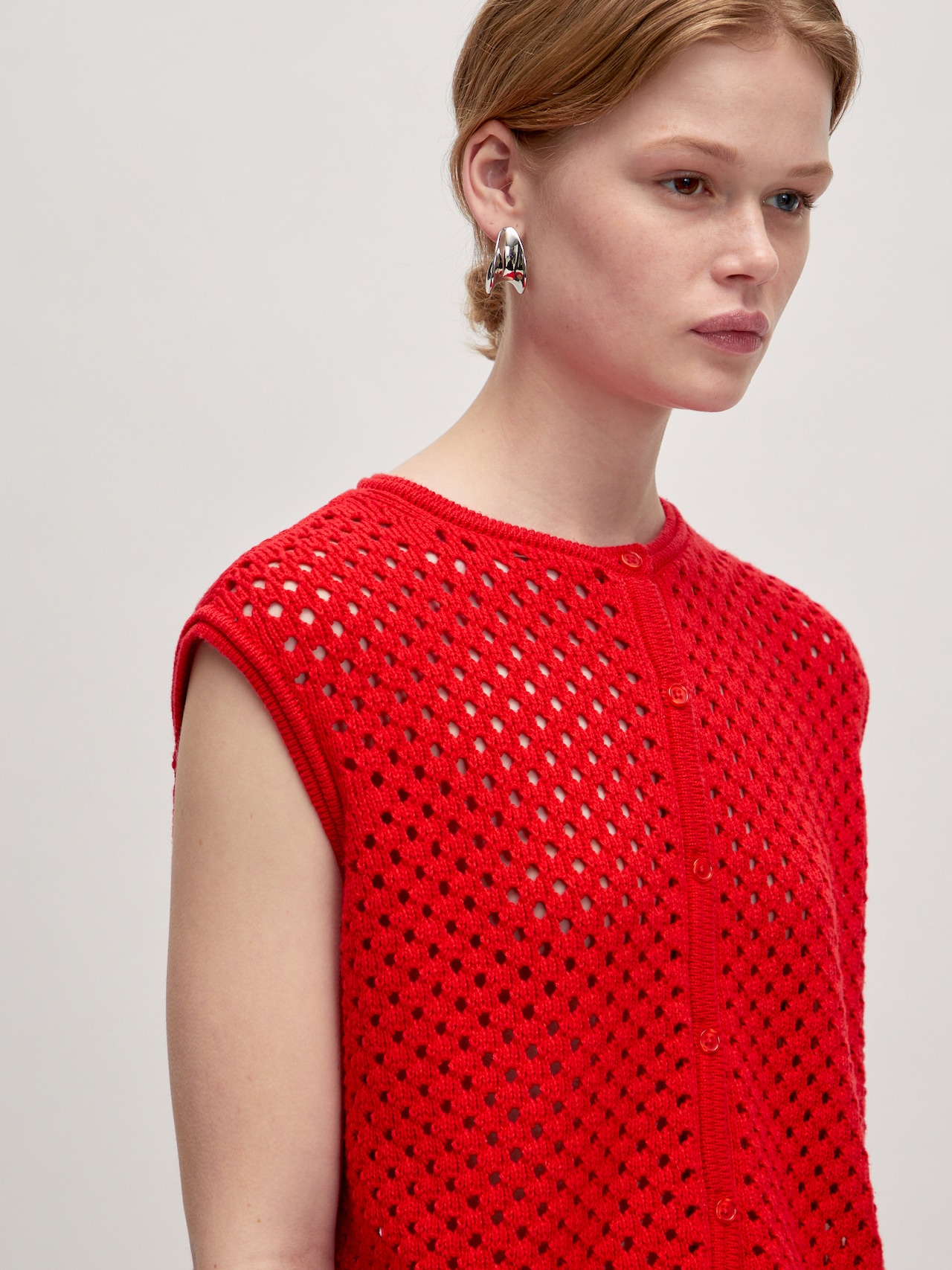 EDITED Bodywarmer 'Mina' Rood