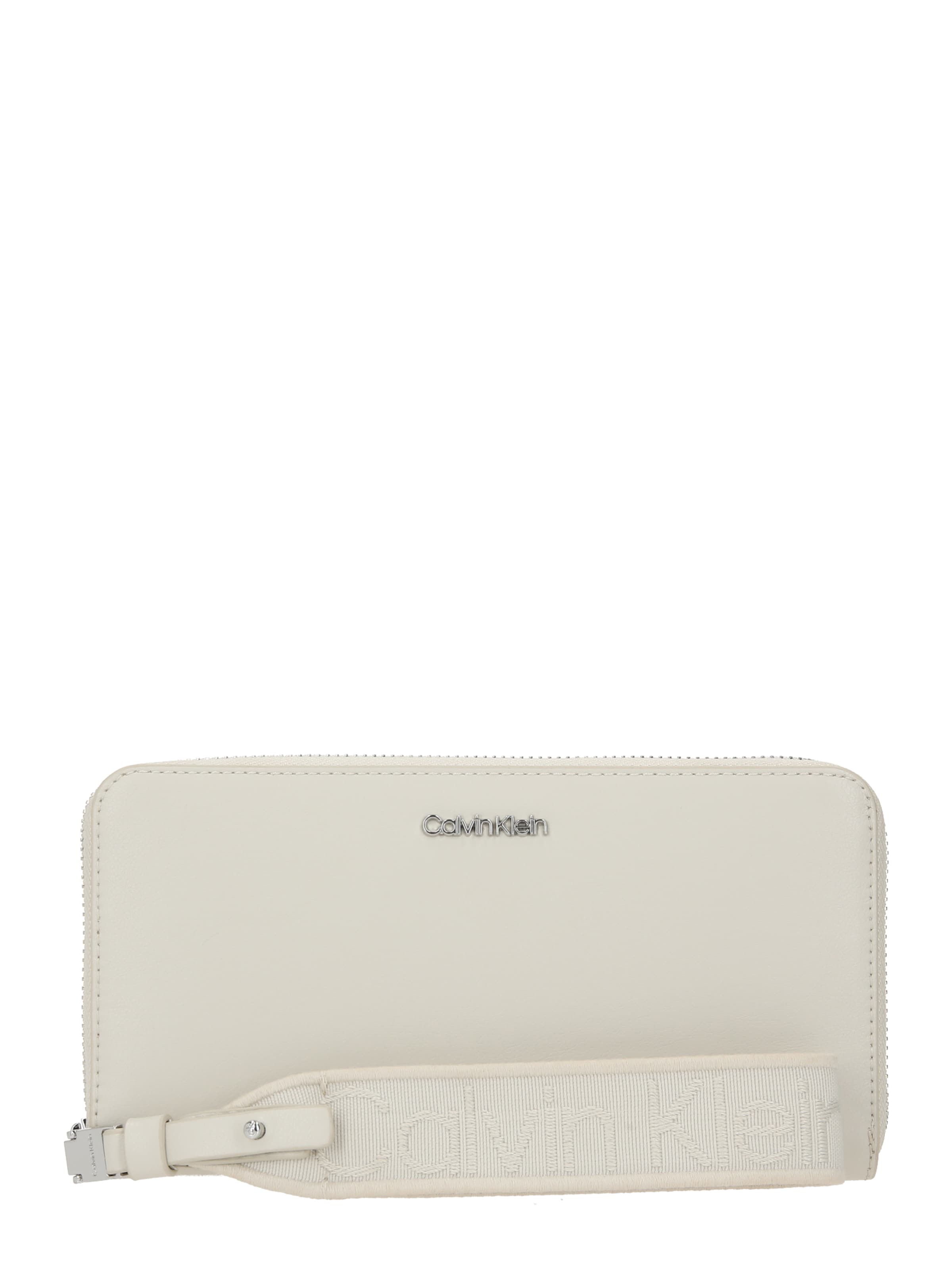 Calvin Klein Wallet 'Gracie' in Beige: front