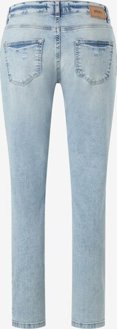 Angels Regular Jeans Boyfriend Destroy Tape in Blau