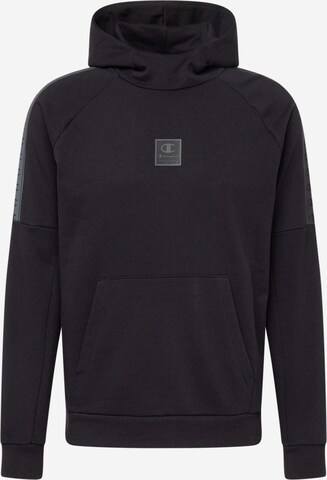 Champion Authentic Athletic Apparel Sweatshirt in Black: front