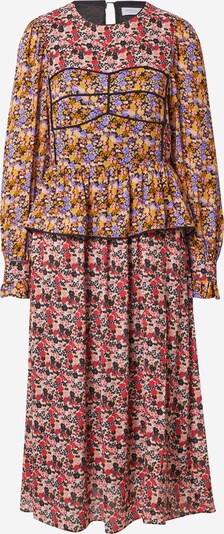 Hofmann Copenhagen Kleid 'Isabella' in goldgelb / lila / rosa / rot / schwarz, Produktansicht