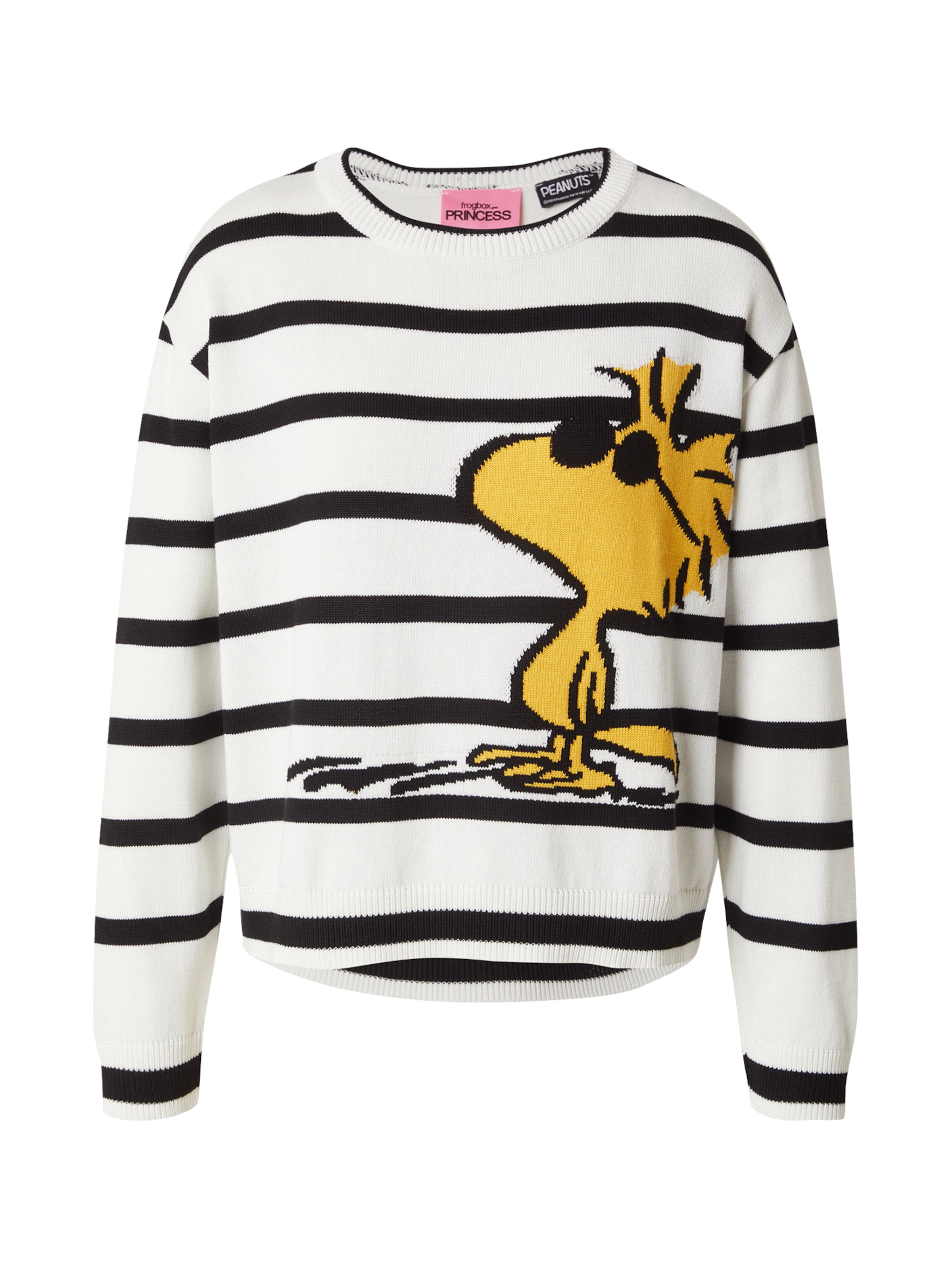 PRINCESS GOES HOLLYWOOD Pulover 'Woodstock' | bela barva: sprednja stran