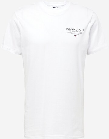 T-Shirt 'Essentials' Tommy Jeans en blanc : devant