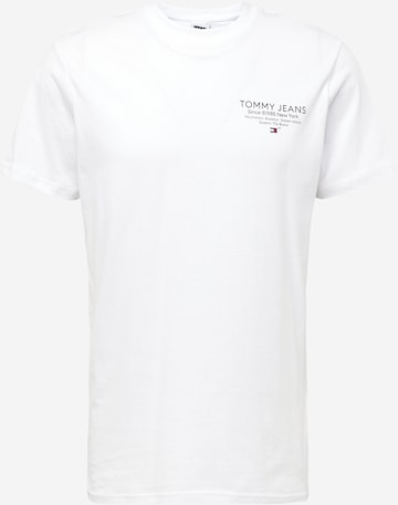 balts Tommy Jeans T-Krekls 'Essentials': no priekšpuses