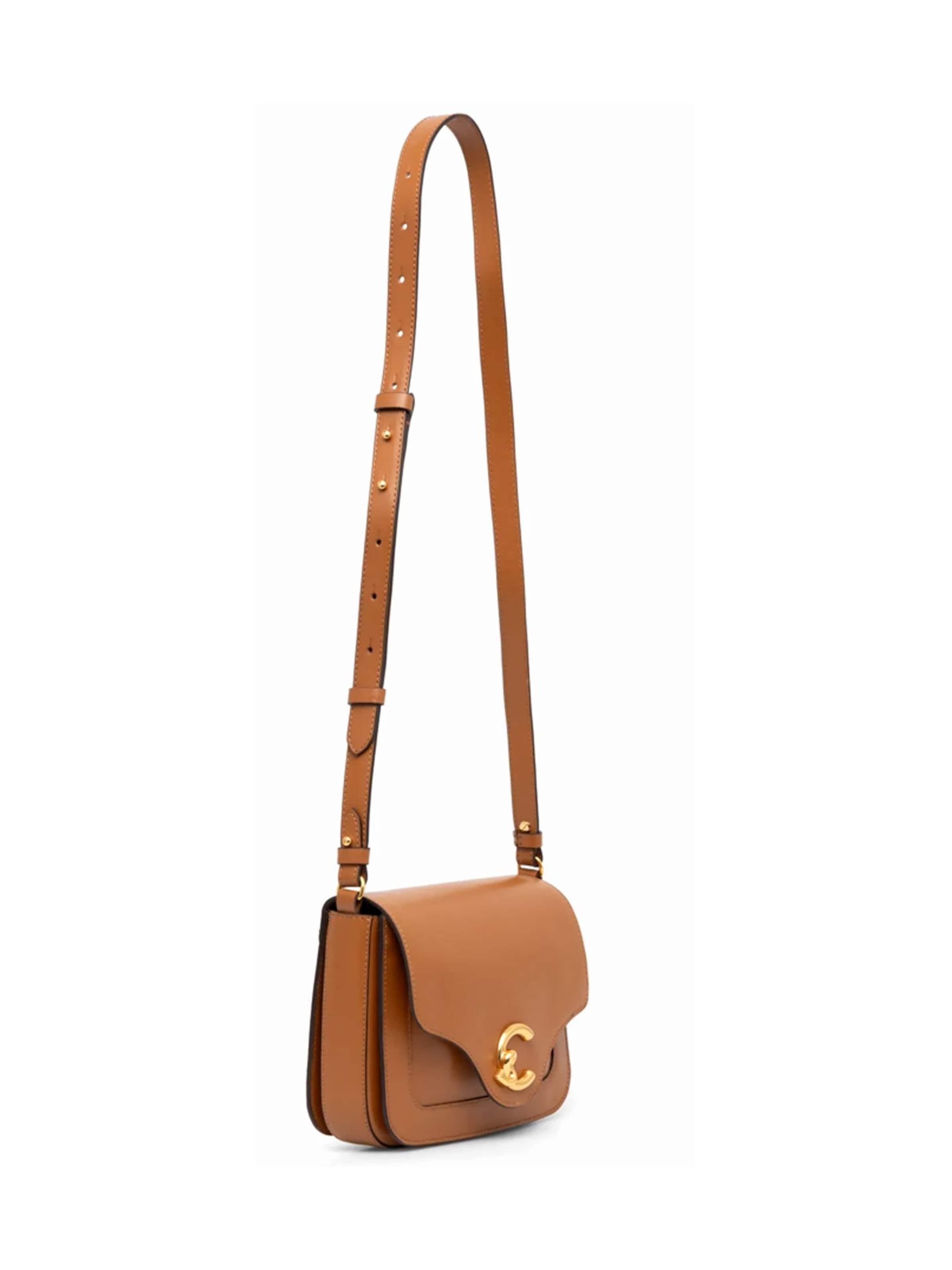 Coccinelle Umhängetasche 'Coccinelle C-Me Calf Handbag Calf Smooth Leather'‌‌‌‌‌‌‌‌ in Braun