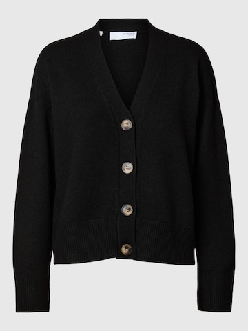SELECTED FEMME Strickjacke in Schwarz: Vorderseite
