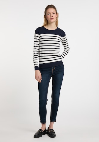 Pull-over DreiMaster Maritim en bleu