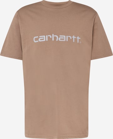 T-Shirt Carhartt WIP en marron : devant