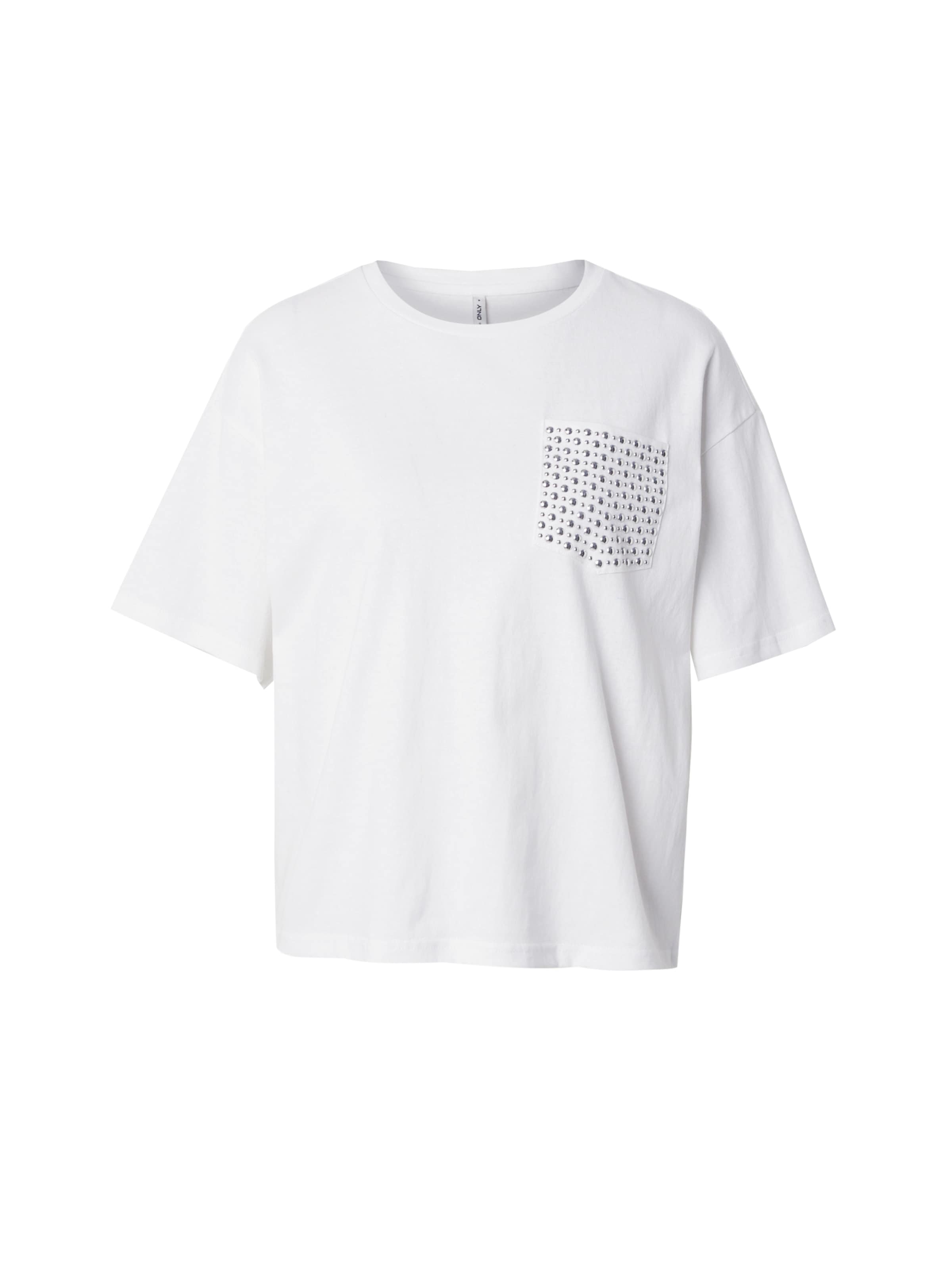 ONLY T-shirt 'ONLTerza' i vit: framsida