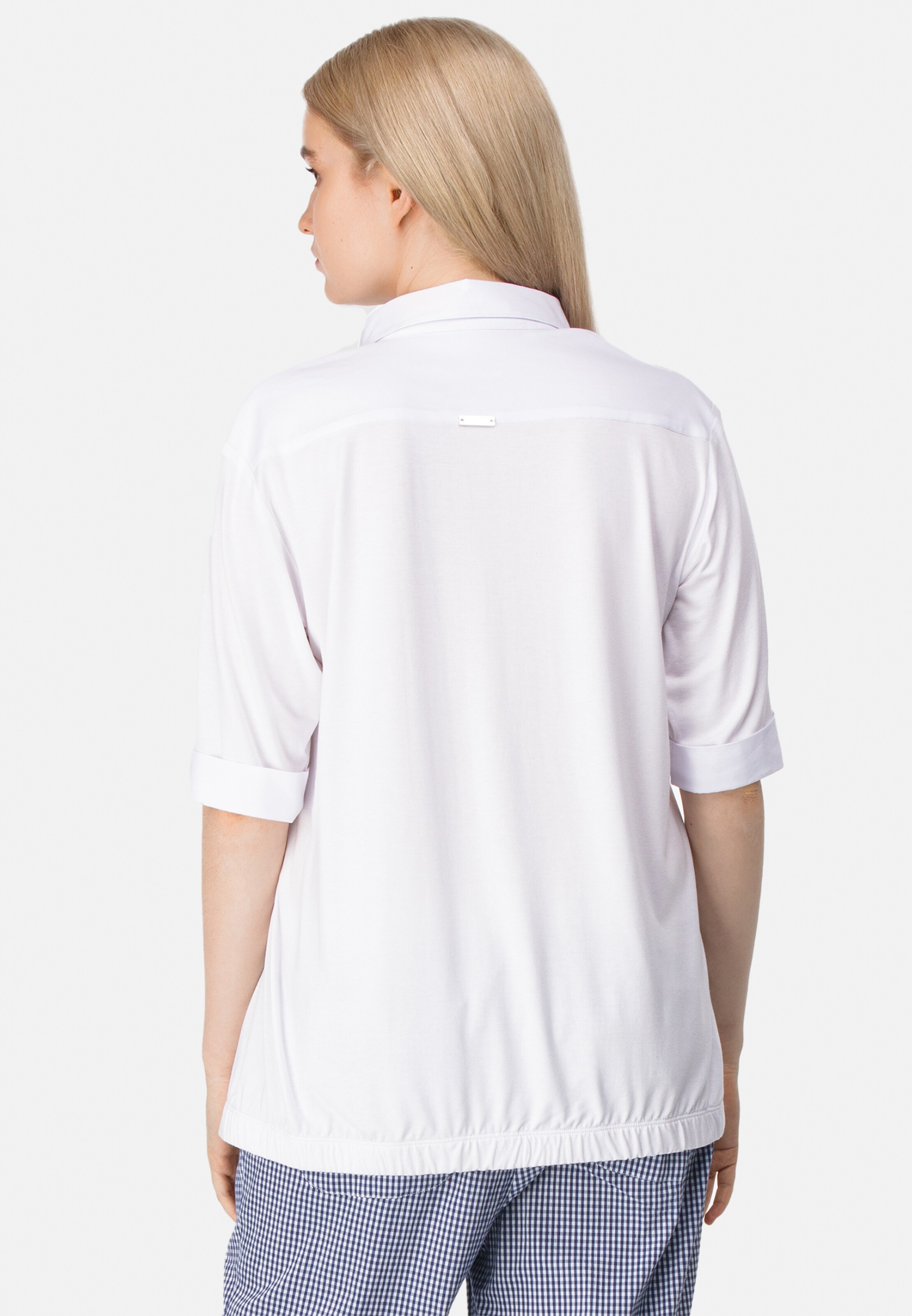 Frauen Große Größen HELMIDGE Bluse in Weiß - TK57887