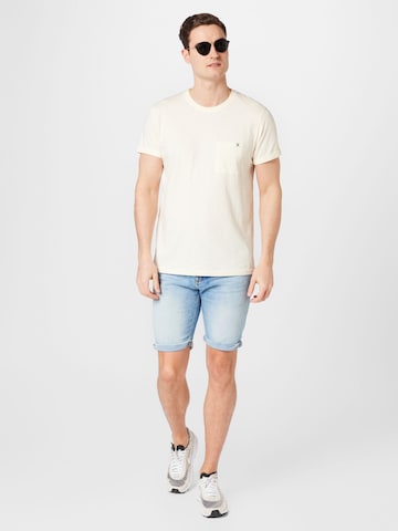 Clean Cut Copenhagen T-shirt 'Kolding' i beige