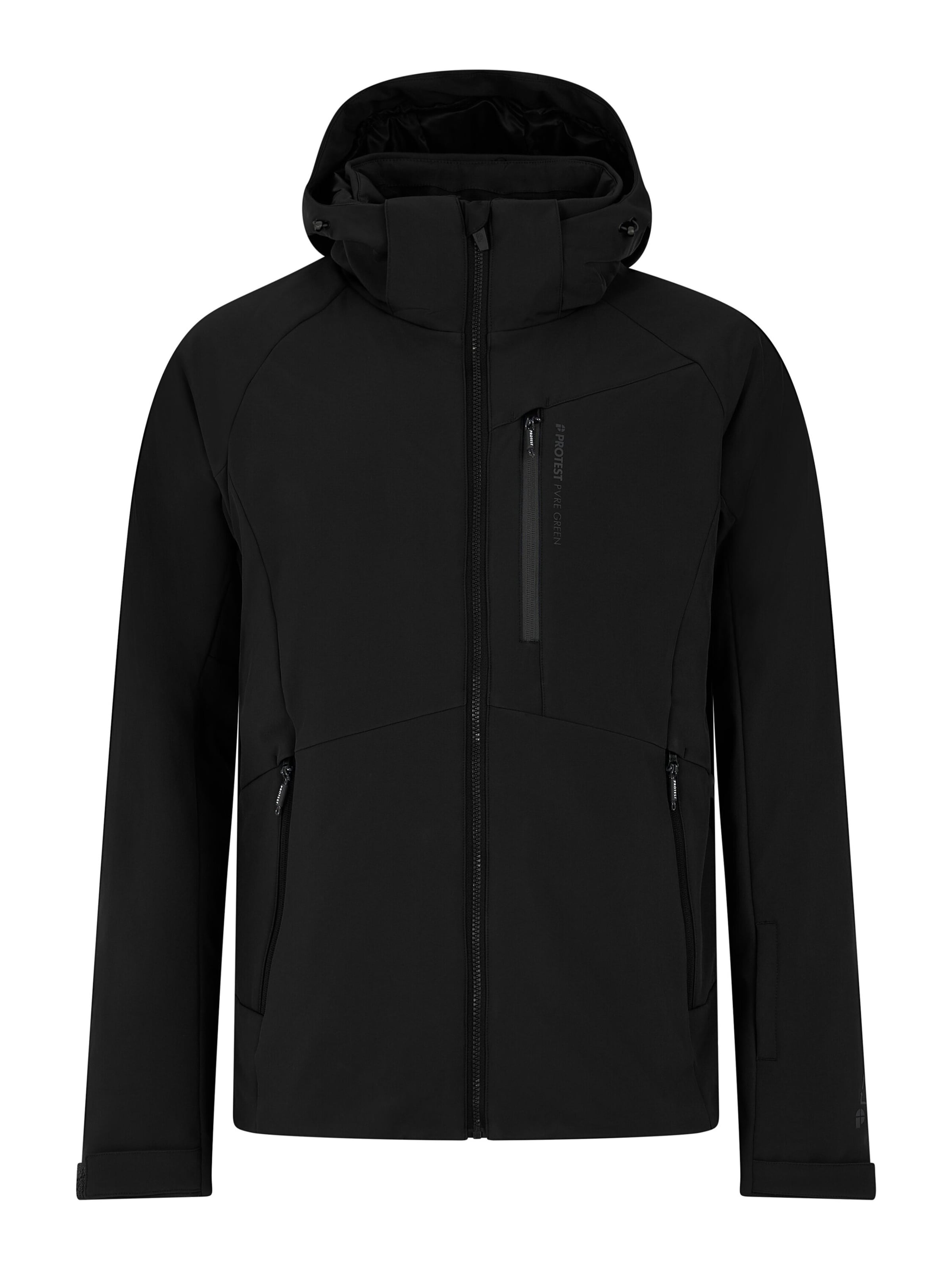 PROTEST Sportjacke 'PRTAkas' in Schwarz: Vorderseite