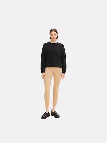 TOM TAILOR Skinny Farkut 'Alexa' värissä beige: edessä