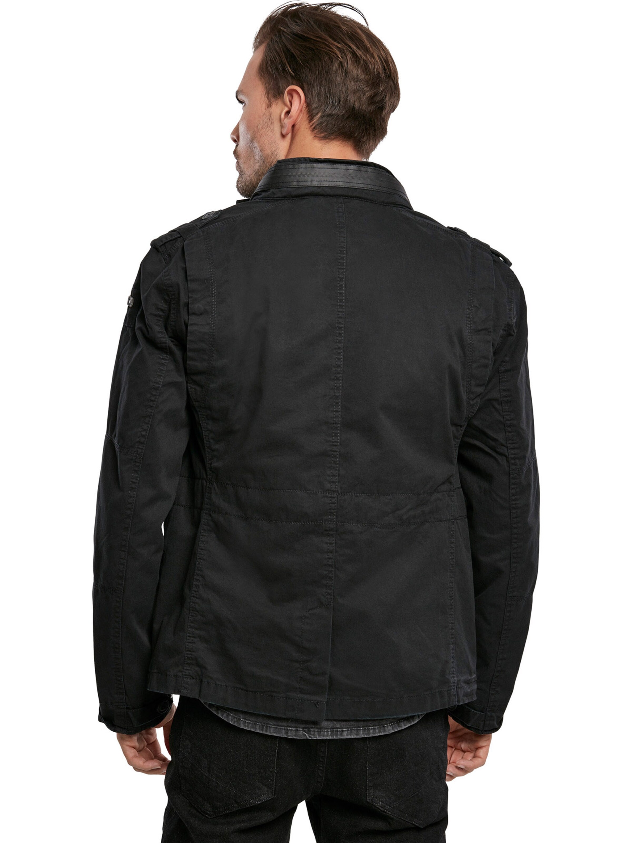Brandit Between-season jacket 'Britannia' in Black