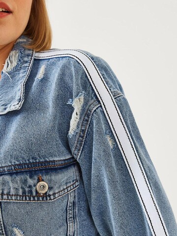 Bianco Lucci - Casaco meia-estação em azul