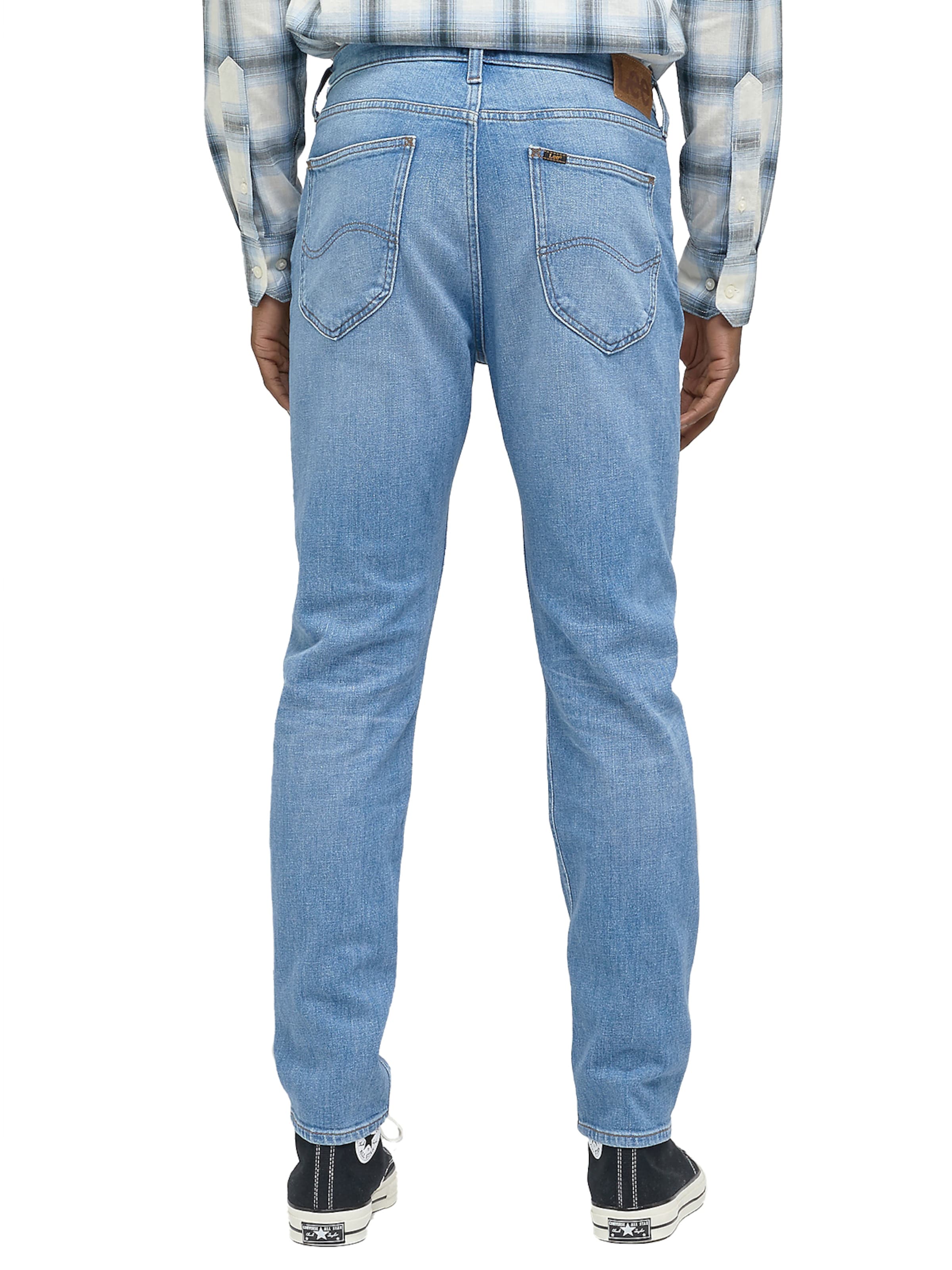 Effilé Jean 'Austin' Lee en bleu